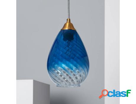 Lámpara de Suspensión LEDKIA Candela (Azul Cielo - E27 -