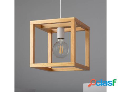Lámpara de Suspensión LEDKIA Coba (Madera - E27 - 40 W)
