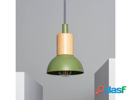 Lámpara de Suspensión LEDKIA Demarga (Verde - E27 - 60 W)