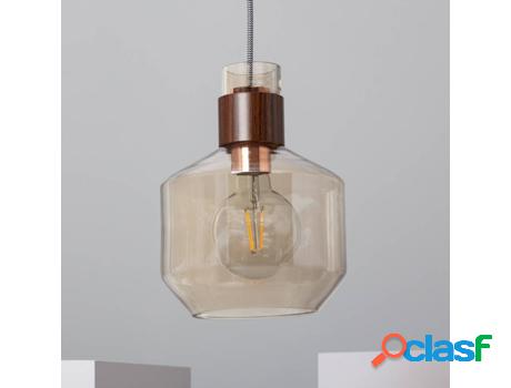 Lámpara de Suspensión LEDKIA Iatova (Ámbar - E27 - 40 W)