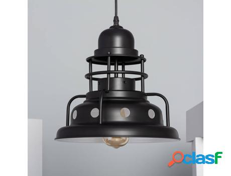 Lámpara de Suspensión LEDKIA Kahawa (Negro - E27 - 12 W)