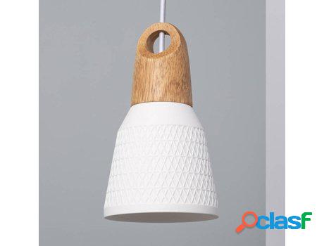 Lámpara de Suspensión LEDKIA Retilles (Blanco - E27 - 40