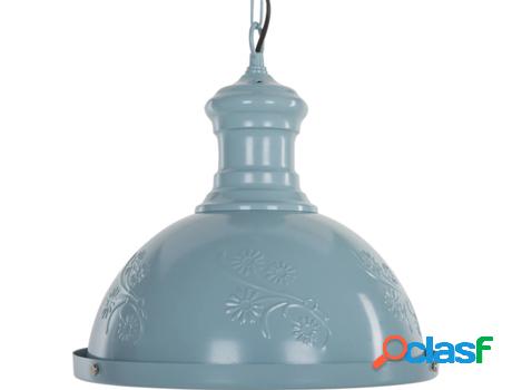 Lámpara de Techo Didessa (Azul - Metal -32x32x85 cm)