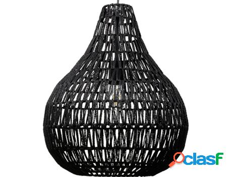 Lámpara de Techo Molopo (Negro - Papel -40x40x167 cm)
