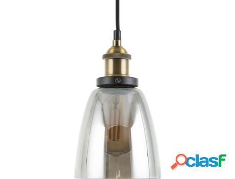 Lámpara de Techo Parma (Transparente - Cristal -14x14x130
