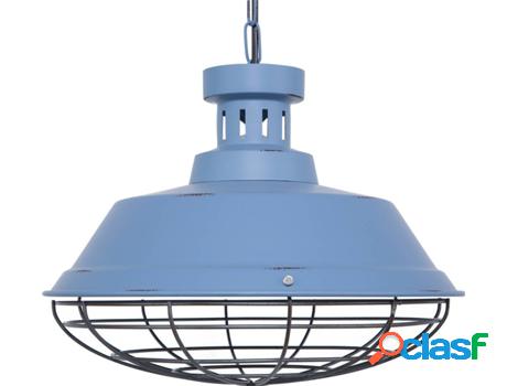 Lámpara de Techo Sormonne (Azul - Metal -36x36x83 cm)