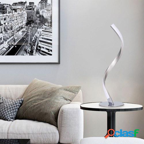 Lámpara de mesa moderna Diseño en espiral Lámparas de
