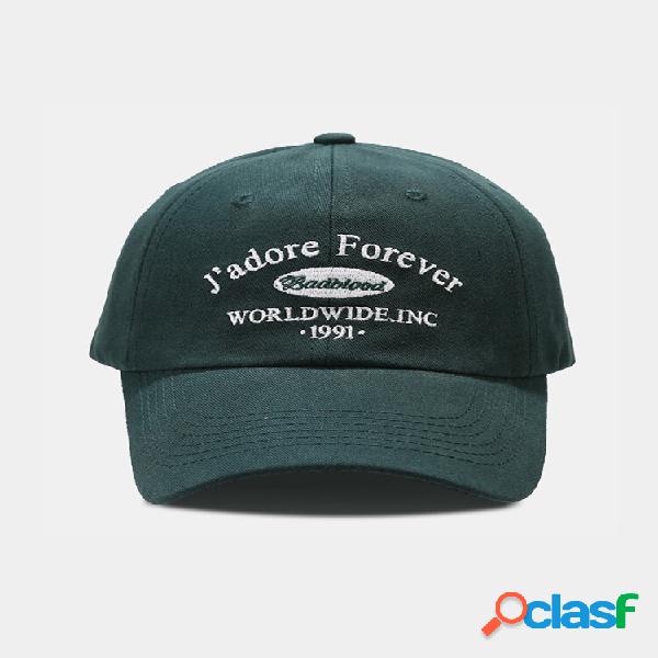 Logotipo bordado unisex Letra Soft Informal al aire libre