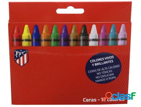 Lápices de Cera ATLÉTICO DE MADRID 60091 Rojo