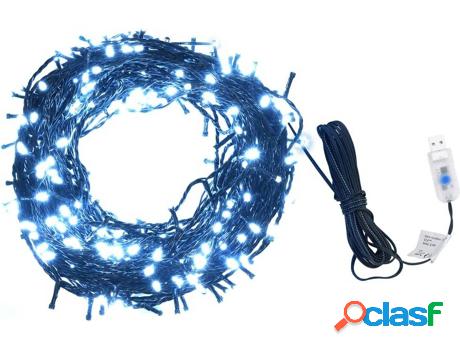 Luces de Navidad VIDAXL 400 Luces LED (40 m - Blanco frío)
