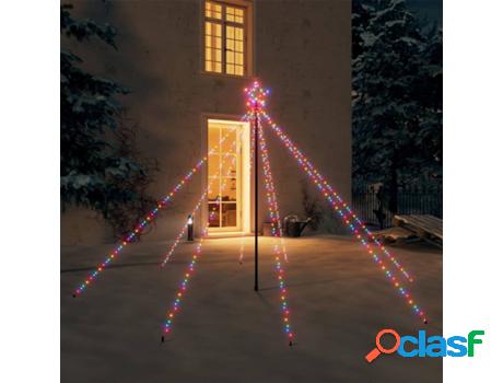 Luces de Navidad VIDAXL 400 Luces LED (Multicolor - 250cm)