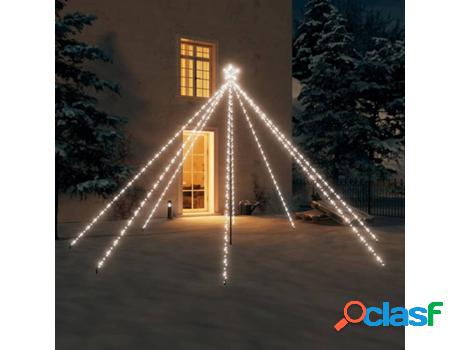 Luces de Navidad VIDAXL 576 Luces LED (Blanco frío - 360cm)
