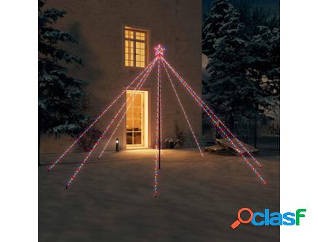 Luces de Navidad VIDAXL 576 Luces LED (Multicolor - 360cm)