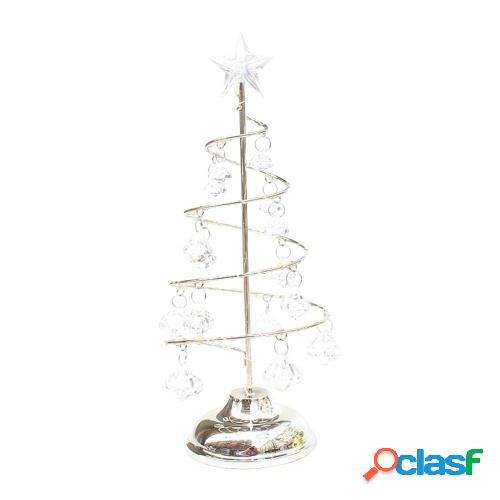 Luces de árbol de Navidad Espiral de metal Lámpara de