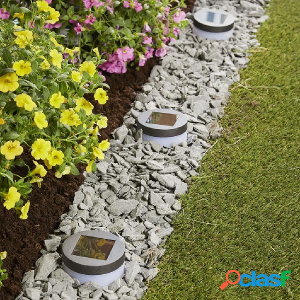 Luxform Foco solar LED de jardín Avignon 4 unidades negro
