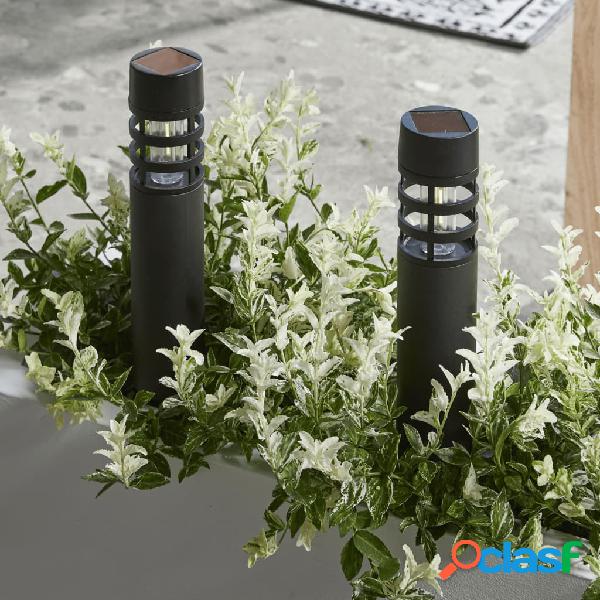 Luxform Lámpara LED solar de jardín Montelimar 3 unidades