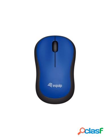 MOUSE EQUIP WIRELESS CONFORT 1200DPI BLUE