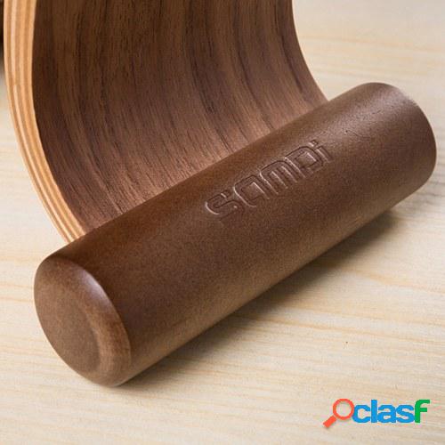 Madera de nogal Auriculares de madera para juegos