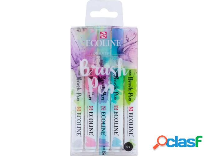 Marcadores TALENS Ecoline Brush Pen 11509901 (Multicolor - 5