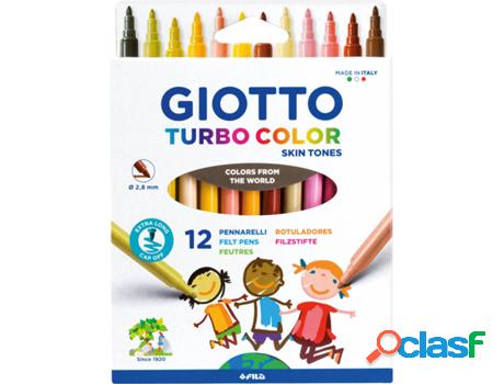 Marcadores Tonos de piel GIOTTO turbo color (12 Un)
