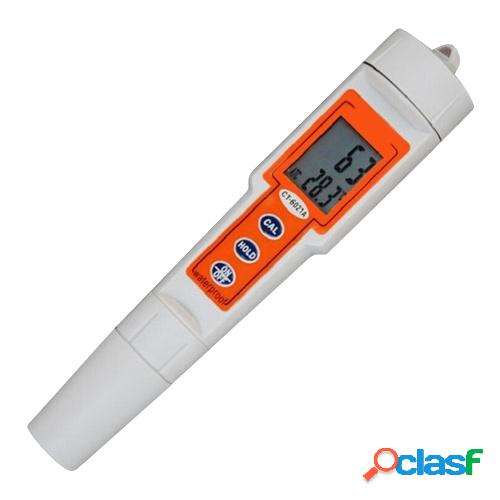 Medidor de temperatura del probador de PH del agua digital