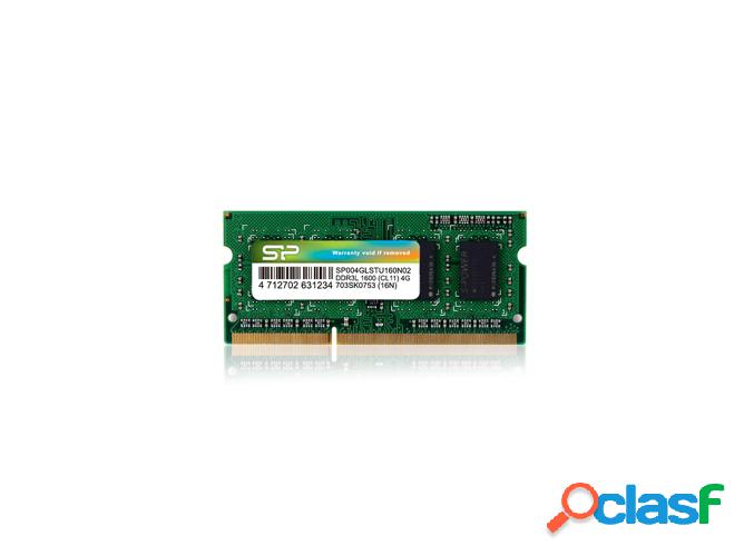 Memoria RAM DDR3 SILICON POWER SP004GLSTU160N02 (1 x 4 GB -