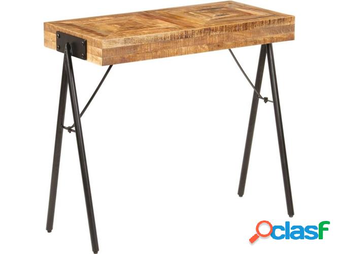 Mesa Consola VIDAXL Madera de manguera maciza (80x40x75 cm)