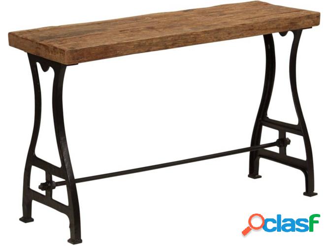 Mesa Consola VIDAXL en Madera reciclada maciza (120x40x76