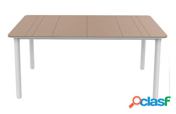 Mesa Rectangular 160X90cm Noa Arena/Blanco