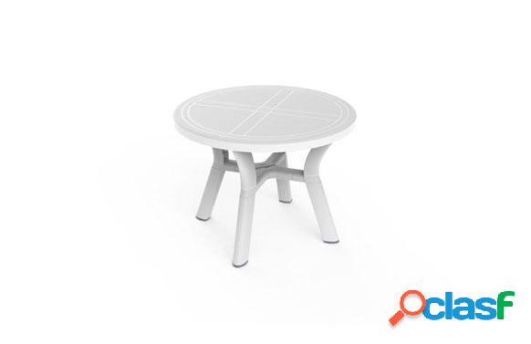 Mesa Redonda Jazmin Blanco Resol Diam. 100 Cm