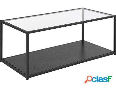 Mesa de Centro Medora (Negro - Cristal -54x100x42 cm)