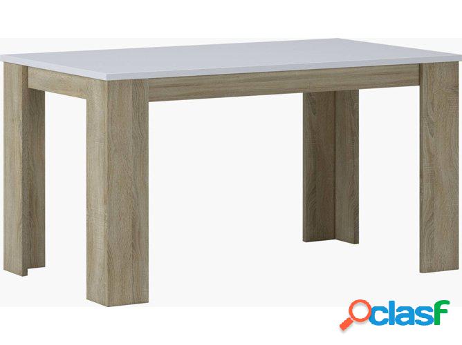 Mesa de Comedor SKRAUT HOME FIJA140BLANCASONOMA (Blanco -