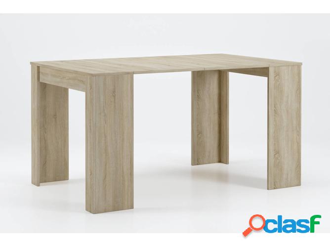 Mesa de Comedor SKRAUT HOME FIJA140SONOMA (Madera - Melamina