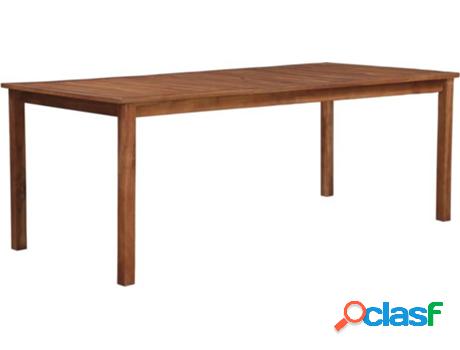 Mesa de jardín VIDAXL madera de acacia maciza (200x100x74