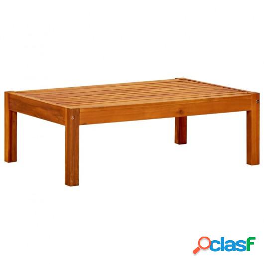 Mesa de jardín de madera de acacia maciza 85x57x29 cm