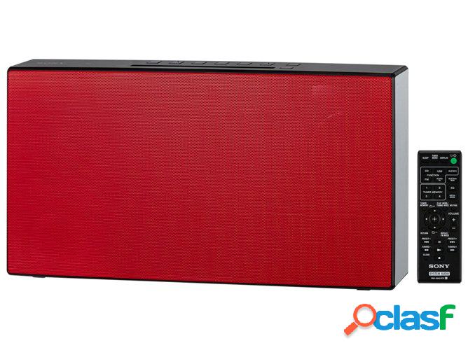 Microcadena SONY CMT-X3CD (Rojo - Bluetooth)