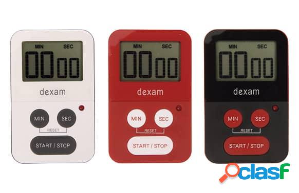 Mini timer digital con imán Dexam