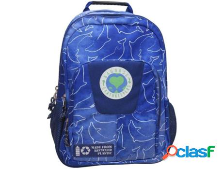 Mochila CYP BRANDS Bagoose Earth Dolphins Adaptable (43 x 29