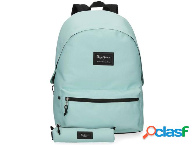 Mochila PEPE JEANS Aris Azul (Con Estuche - 31x44x17.5cm)