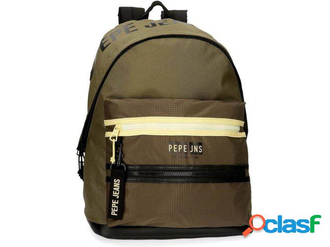 Mochila PEPE JEANS Caden Verde Adaptable (32x44x15cm)