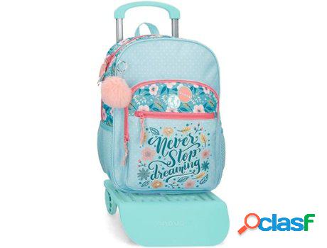 Mochila con Ruedas MOVOM Never Stop Dreaming Azul (30x38x12