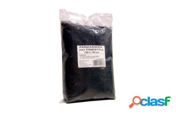 Mosquitera Velcro Para Ventana Negro Bazar 130 X 150 Cm