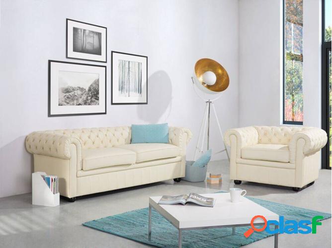 Mueble de TV BELIANI Kayan (Marrón - 160x40x46cm)