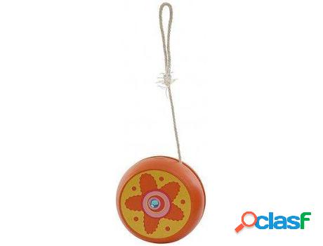 Muñeco HOGAR Y MÁS Yoyo De Madera Para Niño De Con Dibujo