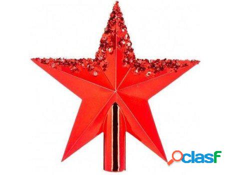 Navidad HOGAR Y MÁS Estrella Navideña Benín (22x 4.5cm -