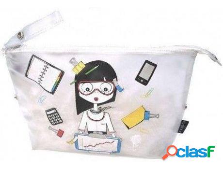 Neceser De Viaje HOGAR Y MÁS Transparente Con Dibujo De