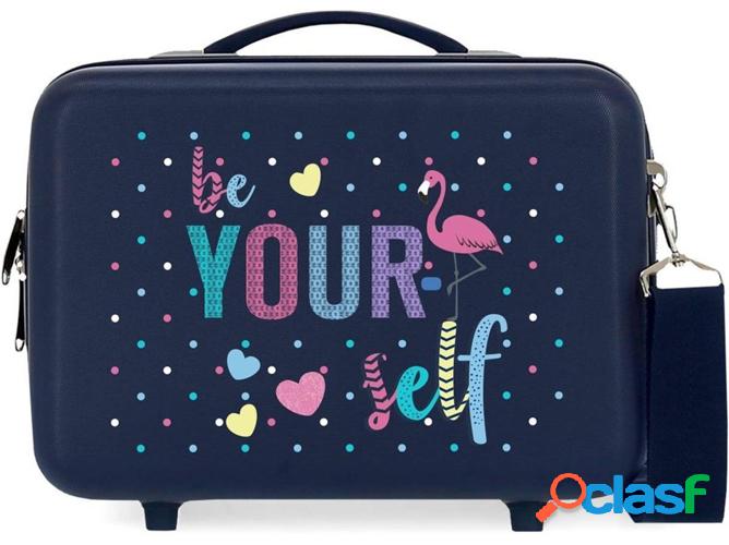 Neceser ROLL ROAD Be yourself Azul (29 x 21 x 15 cm)