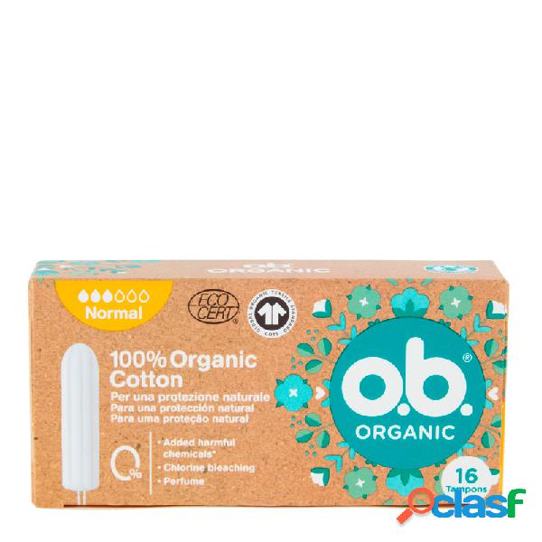 O.b. Organic Cotton tampones normal caja 16 unidades