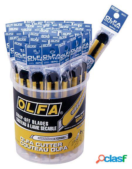 OLFA SPC-1/40 - Pack de 40 cúters básicos con cuchilla 9