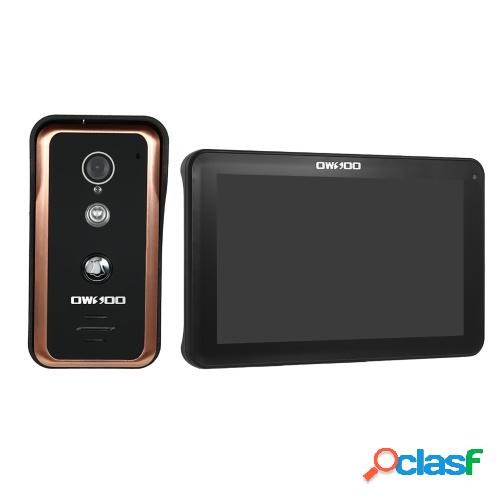 OWSOO Monitor de 9 pulgadas con cable WIFI Videoportero
